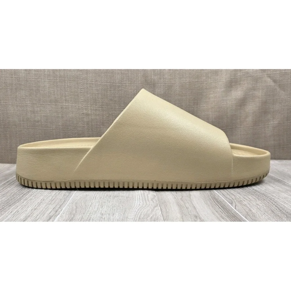 Nike Calm Slide Sesame Slip On Rubber Sandals Mens 13 Womens 14 Comfort Pool